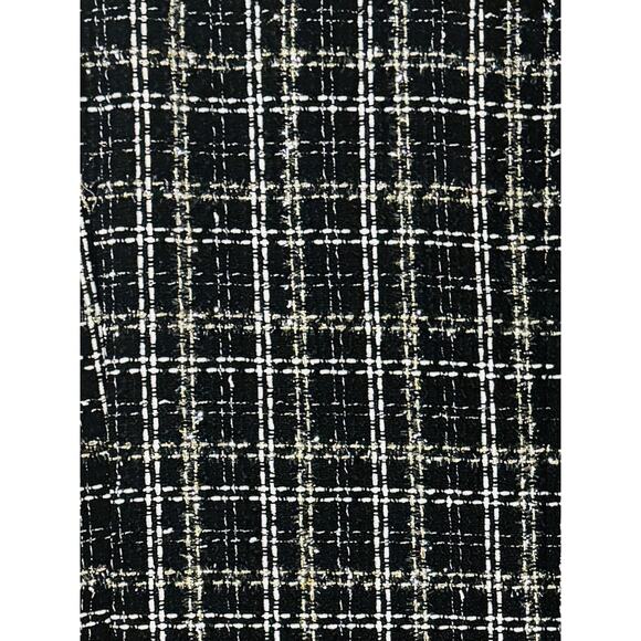 Calvin Klein Women’s Tweed One-button Blazer Jacket Black White Yellow NWOT Sz14 - Picture 5 of 8